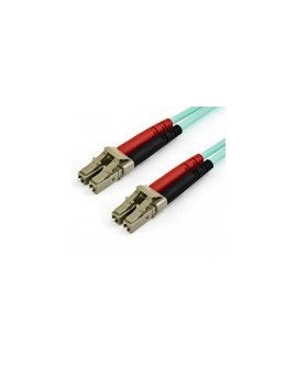 Cable de Fibra StarTech.com - LC - Dúplex - Multimodo - 7 Mts - Aqua