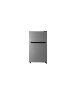 Refrigerador Hisense RT33D6AAE - 3.3 Pies - con Doble Puerta - Gris