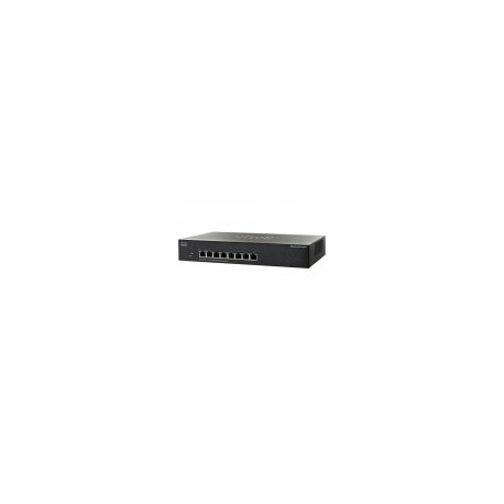 Switch Cisco SF352-08P-K9-NA - Administrable - 8 Puertos + 2 Puertos Gigabit/SFP - 10/100