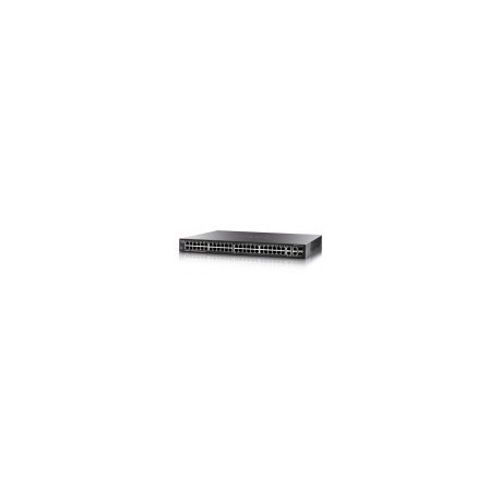Switch Cisco SG350-52P-K9-NA - Administrable - 48 Puertos + 2 Puertos Gigabit/SFP + 2 Puertos SFP - PoE+