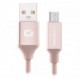 Cable USB MobiFree MB-923620 - USB 2.0/Micro USB - 1M - Oro
