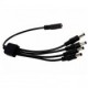 Cable QIAN QAY-60304 - Tipo Pulpo - 1 Hembra - 4 Macho - 2.1mm