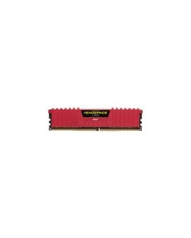 Memoria RAM Corsair Vengeance LPX - DDR4 - 16GB (4 x 4GB) - 2666 MHz - Rojo