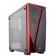 Gabinete Corsair Carbide SPEC-04 - Media Torre - ATX / M-ATX / M-ITX - Panel lateral - Negro / Rojo