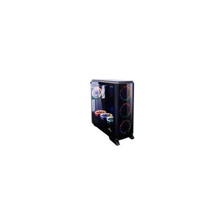 Gabinete YeYian KNIGHT 2200 - Media Torre - ATX - 3 Ventiladores - Panel Lateral