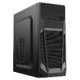 Gabinete KMEX CM08TG - Micro ATX - Con Fuente 450 W/PC - Negro