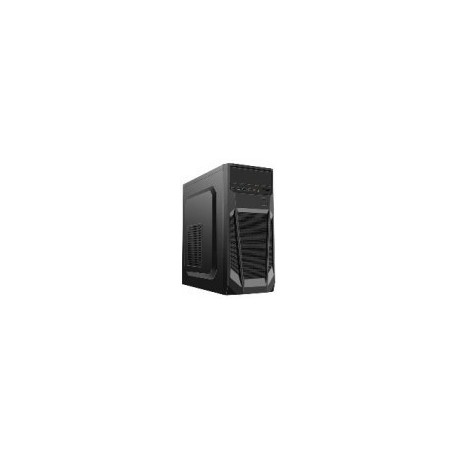 Gabinete KMEX CM08TG - Micro ATX - Con Fuente 450 W/PC - Negro