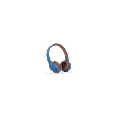 Diadema GHIA N2 - Inalámbrico - Bluetooth - 300mAh - Micrófono - Azul/Café