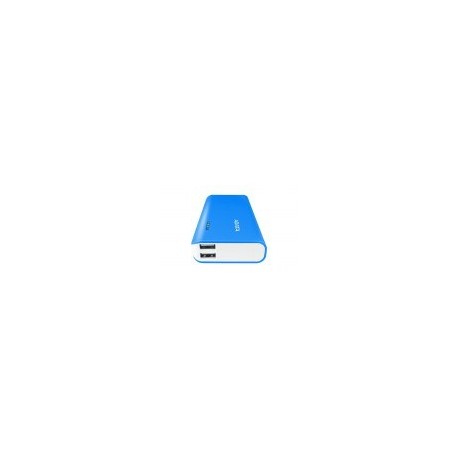 Power Bank ADATA PT100 - 10,000 mAh - Micro USB - Azul / Blanco
