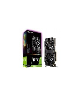 Tarjeta de Video EVGA GeForce RTX 2060 SC Ultra - 6GB - 192-bit - PCI-E 3.0 - GDDR6 - HDMI - DVI-D - DisplayPort