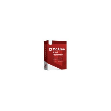 Antivirus McAfee Total Protection 2019 - 10 Dispositivos - 1 Año - Físico