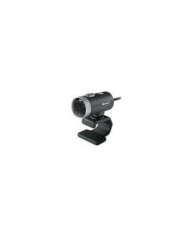 Cámara Web Microsoft LifeCam Cinema - 5MP - USB 2.0 - Soporte - Negro/Plata - BULK