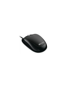 Mouse Óptico Compacto Microsoft 500 - USB - 800 Dpi - 3 Botones - Negro - BULK