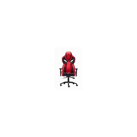 Silla Gamer Digital Design Red FURY - Asiento acolchonado - Rueda C/Seguro - Negro/Rojo