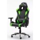 Silla Gamer Digital Design Master - Asiento acolchonado - Reclinable - Rueda C/Seguro - Negro/Verde