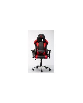 Silla Gamer Digital Design Master - Asiento acolchonado - Reclinable - Rueda C/Seguro - Negro/Rojo