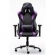 Silla Gamer Digital Design Master - Asiento acolchonado - Reclinable - Rueda C/Seguro - Negro/Morado