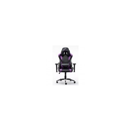 Silla Gamer Digital Design Master - Asiento acolchonado - Reclinable - Rueda C/Seguro - Negro/Morado