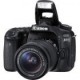 Cámara Reflex Canon EOS 80D - Pantalla LCD 3" - 24.2 MP - Vídeo Full HD + Lente EF-S 18-55 mm - Promo Canon