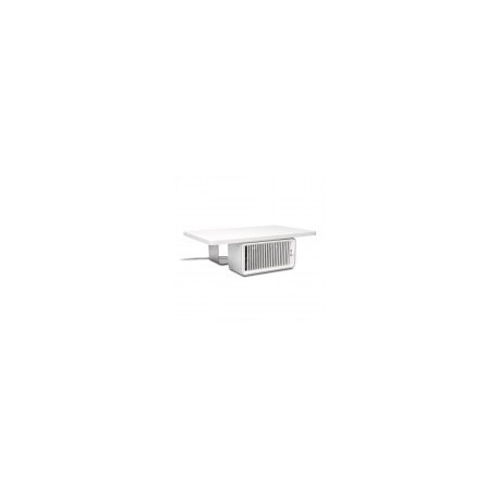 Soporte Kensington CoolView Wellness - 27" - Hasta 45Kg - 1 Ventilador - Blanco