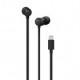 Auriculares Apple urBeats3 - Alámbrico - Lightning - Micrófono - Negro