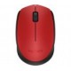 Mouse Logitech M170 - Inalámbrico - USB - Rojo