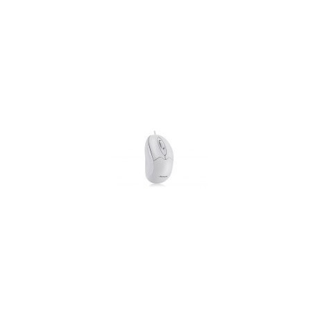 Mouse Óptico Acteck Ma-001 - Alámbrico - 1000 DPI - USB 2.0 - 1.5m - Blanco