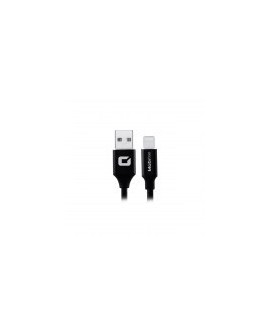 Cable MobiFree - Lightning - USB-A - Negro