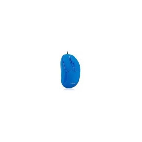 Mouse Óptico Acteck Ma-001 - Alámbrico - 1000 DPI - USB 2.0 - 1.5m - Azul