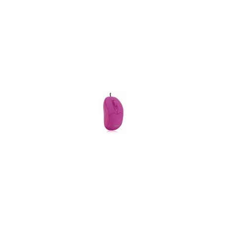Mouse Óptico Acteck Ma-001 - Alámbrico - 1000 DPI - USB 2.0 - 1.5m - Rosa