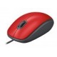 Mouse Logitech M110 - Alámbrico - USB - Rojo