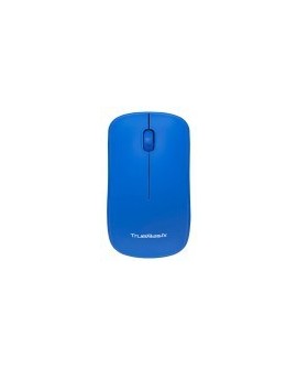 Mouse True Basix TB-924795 - Inalámbrico - Receptor USB - Azul