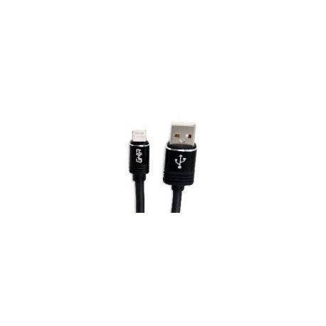 Cable GHIA GAC-149 - Lightning - USB 2.1 - 2 Mts - Negro