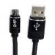Cable GHIA GAC-150 - Micro-USB - 2 Mts - Negro