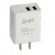 Cargador GHIA GAC-153 - 2x USB 2.1 - Blanco
