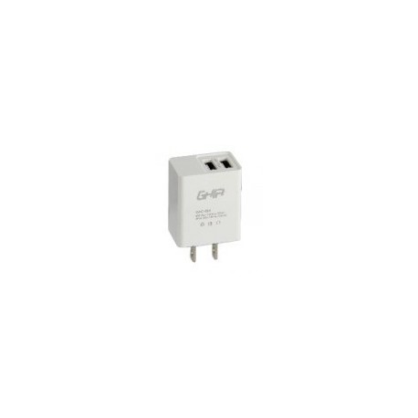 Cargador GHIA GAC-153 - 2x USB 2.1 - Blanco