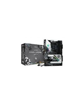 Tarjeta Madre ASRock X570 Steel Legend WiFi ax - Socket AM4 - 4x DDR4 - 2133 / 4400 MHz - Wi-Fi - HDMI - DisplayPort - USB 3.2 -