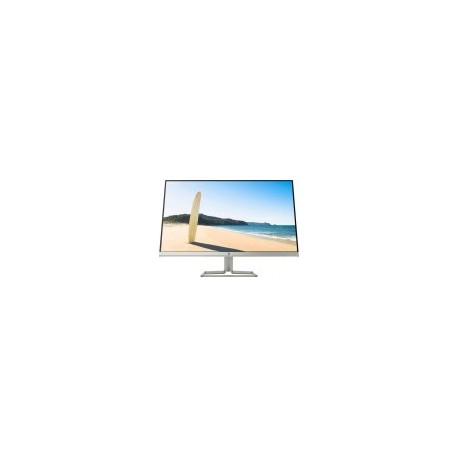 Monitor HP 27fw - 27" - 1920 x 1080 - HDMI - VGA - Blanco - Marco Plateado - Altavoces incorporados