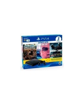 Consola PlayStation 4 Slim Hits V5 - 1TB - Days Gone - Detroit Become a Human - Rainbow Six Siege