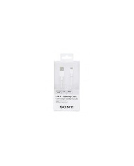 Cable Sony CP-AL100/WC WW - Lightning a USB - 1m - Blanco