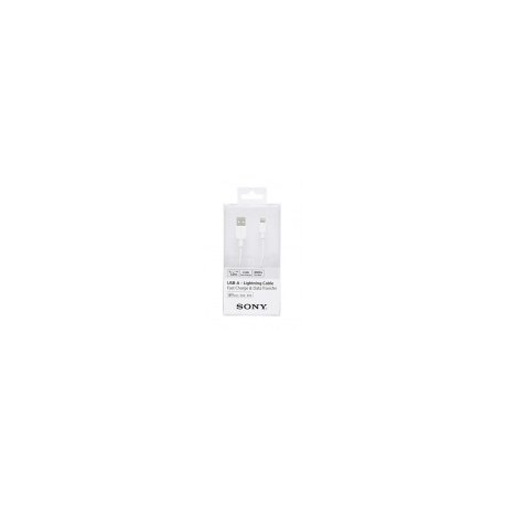 Cable Sony CP-AL100/WC WW - Lightning a USB - 1m - Blanco