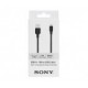 Cable Sony CP-AB100/B WW - USB - 1m - Negro