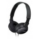 Diadema Sony MDR-ZX110/BC - Plegables, Cable 1.2m, Plug 3.5mm, Color Negro