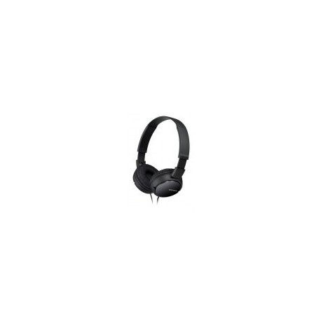 Diadema Sony MDR-ZX110/BC - Plegables, Cable 1.2m, Plug 3.5mm, Color Negro