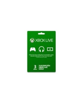 Tarjeta Xbox Live Gold - 3 Meses - FPP - Geo-Fence