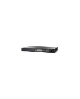 Switch Cisco SF250-24P-K9-NA - Administrable - 24 Puertos + 2 Puertos Gigabit/SFP + 2 Puertos SFP+ - PoE+ - 185w
