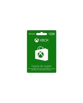 Tarjeta de Regalo Microsoft Xbox - 200 Mxn