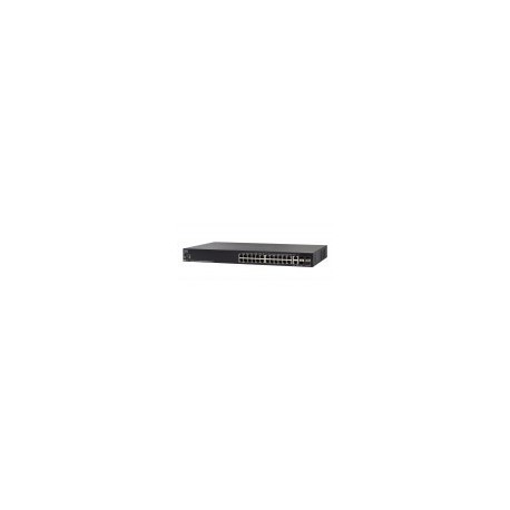 Switch Cisco SF550X-24-K9-NA - Administrable - 24 Puertos + 2 Puertos Gigabit/SFP + 2 Puertos SFP+ - 10/100