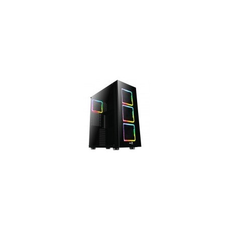 Gabinete AeroCool Tor Pro - Torre - E-ATX / ATX / Micro-ATX / Mini-ITX - Cristal Templado - Panel lateral - Negro