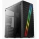 Gabinete AeroCool Streak - Media Torre - ATX / Mini-ITX / Micro-ATX - Panel lateral - RGB - Negro
